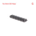 1pc Nylon Pneumatic Tube Air Hose Fixing Clamp 6 Way 4/6/8/10mm/12mm Water Pipe Holder Gas Compressor Tubing Diversion Flow Clip. 