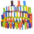 50PCs and 100pcs Domino Wooden Blocks | Colorful Wooden Domino Blocks Set KS. 