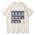 Lucky Star Konata T-shirts Funny Cartoon Graphic Printing Tee-shirt Streetwear Hip Hop Summer Cotton Tshirts Men Women Tees Tops. 