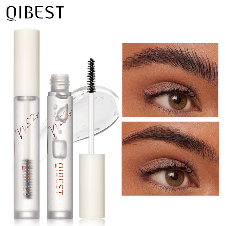 QIBEST Eyebrow Gel Styling Liquid Colorless Transparent Fixed Gel Waterproof Sweat-proof Eyebrow Repair Makeup Gel For Eyebrows RuoiasR