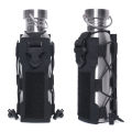 MeterMall Tactical Water Bottle Holder Adjustable Outdoor Sports Kettle Carrier Pouch For Backpack For Backpack Bicycle Belt Straps. 