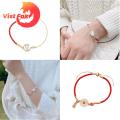 Vist Fox Bunny Bracelet Festive Women Zodiac Rabbit Pendant Bracelet Fashion Jewelry. 