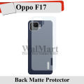 Oppo F17 Back Matte Protector Soft film Protection Soft Skin Sheet For F17. 