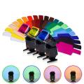 Color Card Gel Filter Flash Lighting Diffuser For Dslr Cameras & Studio Photography. 