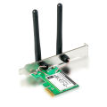 Tenda W322E Wireless N300 Express Adapter - Dual Antenna PCI - WiFi Card For PC. 