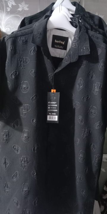 Classic%20Black%20100%25%20Premium%20Quality%20Cotton%20Half%20Sleeve%20Shirt%20for%20Men's%20and%20Boy's%20-%20Image%203