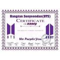 BTS Fans Certificate for Fun. 