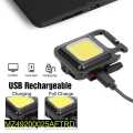 USB Rechargeable Type-C Charging Keychain Light. 