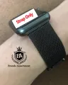 41mm / 40mm / 38mm Milanese loop Strap for Apple Watch Series 1 / 2 / 3 / 4 / 5 / 6 / 7 & Smart - Stainless Steel Band Bracelet for iWatch - Silver - Black. 