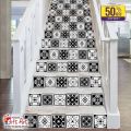 Gifts Art -  Tile Stickers Pack of 6 / 12 / 24 / 48 / 102 Pcs. 12x12 cm Black and White MultiPattern Design Wall Decorative Self Adhesive Tiles Stickers Bathroom Kitchen Sticker Wall Wallpaper Border Decoration. 
