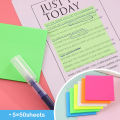 250PCS Waterproof Transparent Sticky Notes Memo Pad 50 Sheets Stickers Daily To Do List Note Paper for Student Office Stationery. 