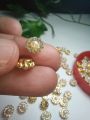 Pack of 20pcs, Rhinestone Pearl Flatback Pearl, Pearl Flower, about 8mm, DIY Art & Craft.. 