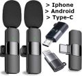 Dual Wireless microphone, F4 wireless mic, Wireless microphone IPhone Only. 