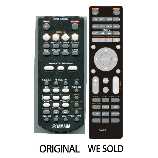 【Duoupa Store
】Remote for Yamaha RAV28 RAV34 RAV250 RX-V361 RX-V365 HTR-6030 HTR6030 HTIB-680 Home Theater Amplifier DVD AV