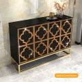 Mirror Tile Sticker Anti-scratch Hollow Pattern Mirror Tile Sticker. 