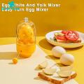 Egg White Yolk Mixer Egg Yolk White Mixer Scrambler Hand Pull Manual Blender Spinner Kitchen Tool Egg Yolk Mixer. 