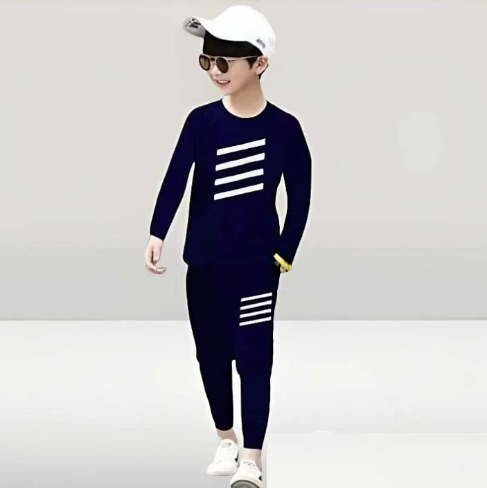 New Design Kids Tracksuits For Boys Trouser Shirt