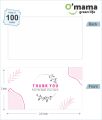 100 Thank you Cards, Thank You For Supporting My Small Business Cards, Elegant and Professional Design, 2 x 3.5inches Recommended for Online Retailers, Small Business Owners & Local Stores. 
