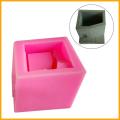 Small House Stairs Shaped Cement Pots Silicone Mold Nordic Style Stairs Type Flower Vase Mould. 