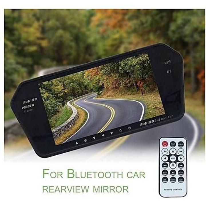 Video Touch Screen MP4 Player 7 Inch TFT LCD \ Mirror Monitor Car Rear View Camera Parking Backup Reverse Car mirror 7 inch LED TFT LCD Mirror MP4 Player Video Monitor Display Car Rear View Mirror Best Price in Pakistan NOTE random color will be de