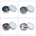 Pack Of 40 Screw Top Round Aluminum Tins Cans - Aluminum Screw Lid Round Tin Container Bottle. 