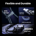 UGREEN 100W USB C to USB C Cable 5A Fast Charging PD 3.0 QC 4.0, Nylon Braided Type C Charger Cord 0.5m 1m 1.5m 2m 3m Length Options, Compatible with MacBook Pro/Air, iPhone 16/15 Pro Max, Galaxy S25/S24/S23 Ultra, iPad Pro. 