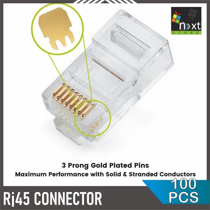 RJ45 Ethernet Cat5e Cat6 Cable Connectors