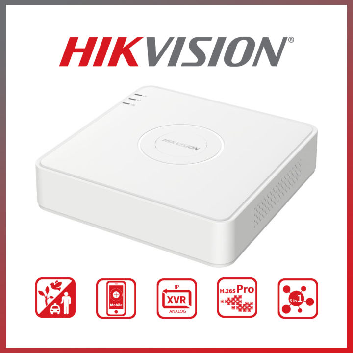 Hikvision 5MP Supported 8 Channels High Resolution Acusense Turbo HD DVR - 1080P