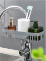 Hanging Faucet Drain Rack, Faucet Storage Rack | Hanging Faucet Drain Rack | PP Sink Storage Organizer | Faucet Hanging Caddy for Kitchen & Bathroom. 