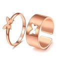 Couple Ring, Butterfly Shape Couple Ring, Gorgeous Couples Ring.. 