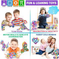 Magnetic Building Blocks - 70 Pc 3D STEM Educational Construction Set for Kids - Magnet Tiles for Boys and Girls - Best Gifts for Toddlers and Children. 