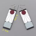 Drop Earrings Anime Acrylic Demon Slayer Kimetsu No Yaiba Blade of Ghost Boucles d'oreilles Women Men Girl Gift Party Jewelry. 