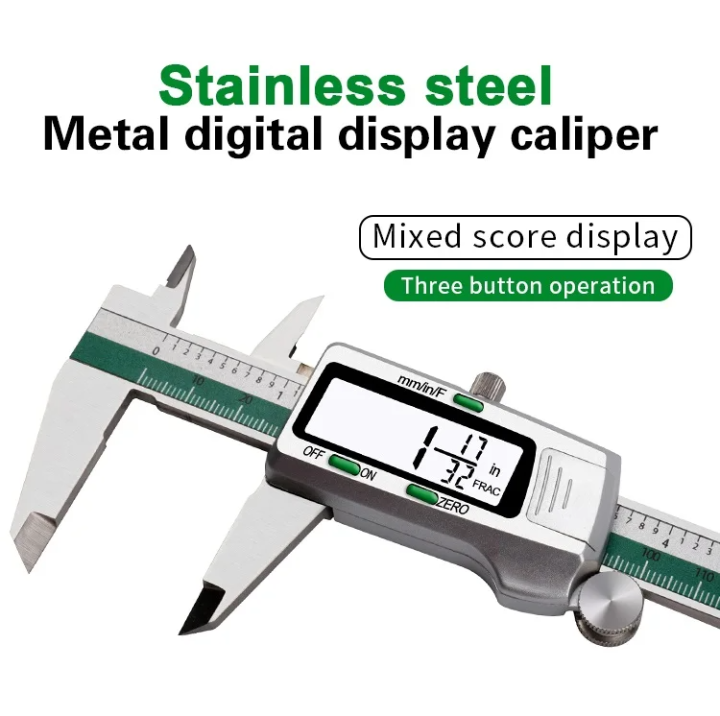 TOOLTOP%20ET50%20Digital%20Caliper%20Stainless%20Steel%20150mm%20Fraction%20/%20MM%20/%20Inch%200.01mm%20High%20Precision%20Vernier%20Caliper%20by%20Electrica%20-%20Image%204