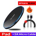 Qi Wireless Charger For iPhone 11 Wireless Charging / Fast Charger Pad For iPhone 12 SE 2020 XIAOMI MIX 2S/ Mi 9 Chargers. 
