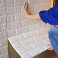 3D Wall Sticker/Wall Sheet/Wall Paper Imitation Brick Bedroom Decoration Waterproof Self Adhesive Wallpaper For Living Room Kitchen TV Backdrop. 