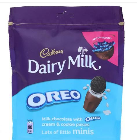 DAIRY MILK CHOCOLATE OREO MINIS POUCH 188.5 GM