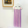 AlineYLingg Rainbow Hair Bow Holder Organizer for Girls Macrame Tassels Home Wall Hanging Hair Clip Hanger Storage Belt Kawaii Room Decor. 
