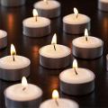 Pack Of 10 - Romantic Floating Tea Light White Sweet Scented Wax Candles, Scented Romantic Tealight Floating Wax Candles for Birthday Decoration, Mehendi & Gifts Items (10 Pieces). 