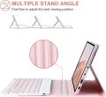 Fire HD 10/HD 10 Plus Tablet 2021 (11th Generation) 10.1 inch, Slim Folding Stand Cover with Wireless Bluetooth Keyboard, Fire Tablet Keyboard Case Pink. 