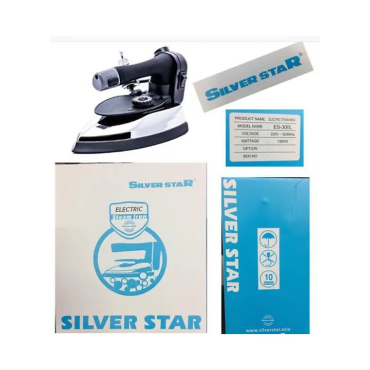 Silver%20Star%20Industrial%20Steam%20Iron,%20Garment%20Stramer%20-/Commercial%20Steam%20Iron%20with%20Water%20Bottle%20Gravity%20Feed%20Steam%20Press%20Iron%20-%20Image%202
