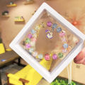 Good day Xiaohongshu same style student explosive beaded bracelet colorful cartoon bracelet boxed Yiwu jewelry for women. 
