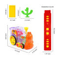 Domino Train Toy Set with 60 Pcs Colorful Dominoes Game Building Blocks Educational Boys Girls Children's Toys Gifts. 