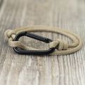 Handmade Paracord Survival Bracelet Simple Rope Outdoor Mountaineer String Braclet For Men Women Warp Jewelry. 