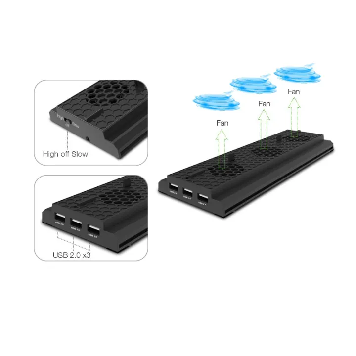 EDran%20Spot%20Vertical%20cooling%20rack%20compatible%20with%20Xbox%20One%20X%20cooling%20fan%20bracket%20compatible%20with%203%20USB%20ports%20and%20only%20for%20Xbox%20One%20X%20-%20Image%208