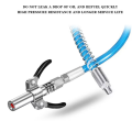 Grease Coupler with 30cm Hose Gear Grease Nozzle 10000PSI. 