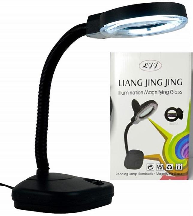 Reading%20Lamp,%20Illumination%20Magnifier%20Magnifying%20Glass%20with%205x%20and%2010x%20Zoom%20-%20Image%202