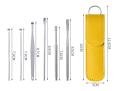 Ear Wax Cleaner Set - 6 Pieces Ear Wax Removal Kit For Adult and Children. 