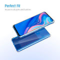 Huawei Y9 Prime 2019 Soft Silicone TPU Transparent Back Cover With Camera Protection. 