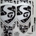 2023 SG Black Edition 3D Cricket Bat Sticker - New Arrival for Professional Players. 