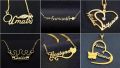 costumized name locket 24k gold plated. 